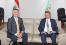 وزير الزراعة يستقبل مدير معهد "سيام باري" الإيطالي لبحث تطوير نظم الزراعة الذكية