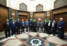 شيخ الأزهر يستقبل رئيس هيئة قضايا الدولة