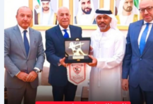وفد بمجلس إدارة نادي الزمالك يزور سفير دولة الإمارات بالقاهر