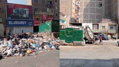 محافظ الجيزة يوجه هيئة النظافة والتجميل برفع المخلفات ونظافة شارع حسين مهران وبشتيل والأقصر حي المنيرة الغربية .