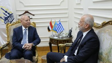محافظ القاهرة يبحث مع سفير اليونان سبل تعزيز التعاون المشترك بين القاهرة وأثينا