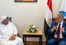 وزير البترول يبحث مع الرئيس التنفيذي لـ«أدنوك للحفر» إقامة شراكات استراتيجية