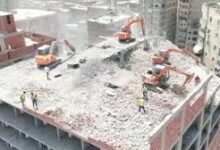 محافظ القاهرة :إزالة عقار مخالف بناصية شارع البترول بكفر الشرفاء بحى المرج