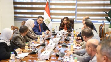 وزيرة التنمية والبيئة ومحافظ القليوبية يبحثان تطوير منظومة الإدارة المتكاملة للمخلفات بالمحافظة