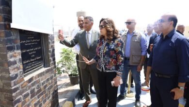 وزيرة التنمية المحلية والبيئة ومحافظ القليوبية يفتتحان محطتي المخلفات بعرب العليقات ومرصفا