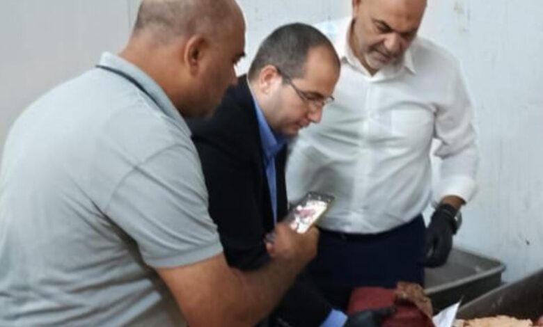 ضبط ١١ طن لحوم فاسدة بالقليوبية