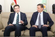 وزير الزراعة يلتقي نائب وزير الزراعة والغابات التركي والوفد المرافق له