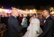 محافظ القاهرةيشهد احتفال دار " ارسم فرحة" للايتام بزفاف الايتام