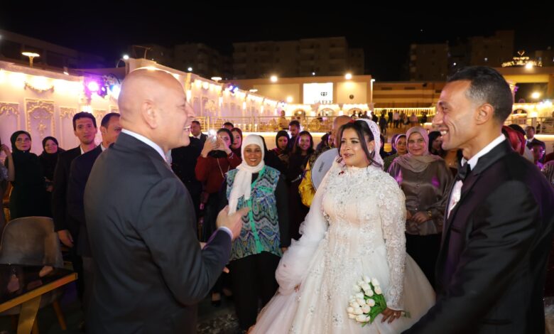 محافظ القاهرةيشهد احتفال دار " ارسم فرحة" للايتام بزفاف الايتام