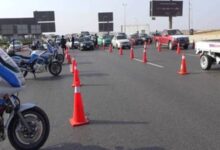 ​غلق جزئي بالتناوب لكوبري 6 أكتوبر