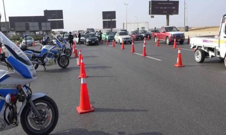 ​غلق جزئي بالتناوب لكوبري 6 أكتوبر
