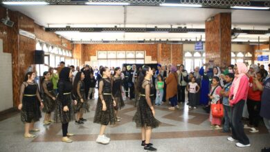 وزارتى النقل و الثقافة تواصلان إبهار جمهور المترو بعروض الأراجوز والكورال الغنائي للأطفال