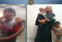 ضبط سيدة حرقت وجه طفلتها واستغلتها في التسول بالشوارع