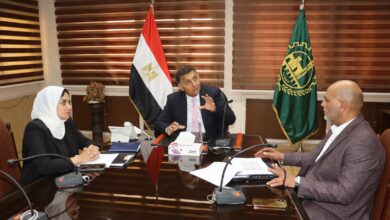 محافظ القليوبية يتابع الموقف الحالي للمجازر على مستوى المحافظة