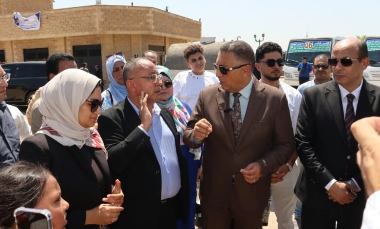 محافظ القليوبية يدشن المرحلة الثانية للنقل الجماعي لربط المحافظة بالقاهرة الكبرى بـ13 خط سير و60 أتوبيسًا