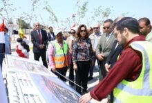 وزيرة التنمية المحلية والبيئة ومحافظ القليوبية يفتتحان " وحدة احتجاز المضبوطات ومركبات التكهين بالخانكة "