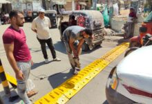 محافظ كفرالشيخ :بتركيب مطبات صناعية بشوارع الحامول