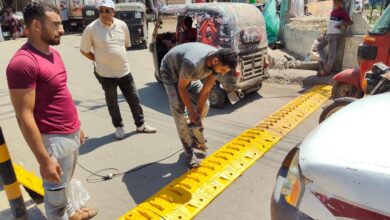 محافظ كفرالشيخ :بتركيب مطبات صناعية بشوارع الحامول