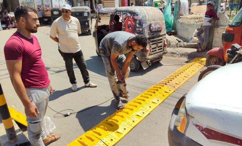محافظ كفرالشيخ :بتركيب مطبات صناعية بشوارع الحامول
