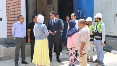 رئيس مياه القليوبية يتابع أعمال تنفيذ الوصلات المنزلية بقرية السيفا