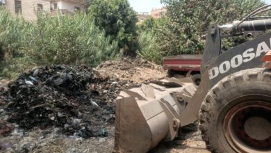 تعزيز منظومة النظافة وتطهير الترع بالقليوبية