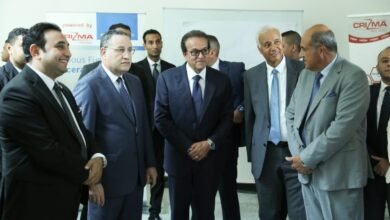  «عبدالغفار» و«قنصوة» يشهدان احتفالية اعتراف منظمة الصحة العالمية بجامعة العلمين