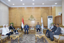 رئيس جامعة بنها يستقبل مدير الوحدة المركزية للتدريب على تكنولوجيا المعلومات بالمجلس الأعلى للجامعات