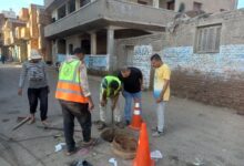 محافظ كفرالشيخ يتابع صيانة وتطهير شبكة الصرف الصحي بسيدي غازي