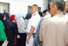 تحت حرارة الشمس طوابير لا تنتهي امام سجل مدني الفشن