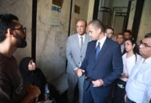 نائب وزير الصحة يتفقد مستشفى رمد قلاوون