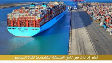 إيرادات قناة السويس بلغت 15.9 مليار جنيه خلال العام المالي 2026/2025
