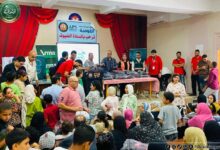 حياة كريمة توزع ٣٠٠ شنطة مدرسية ومستلزمات دراسية على طلاب الشرقية