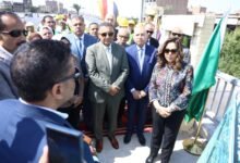 وزيرة التنمية المحلية والبيئة ومحافظا القليوبية والقاهرة يفتتحون " مشروع تطوير كوبري الأميرية