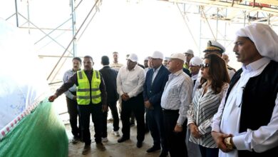 رئيس الوزراء يتفقد محطة القطار الكهربائي السريع "السخنة – الإسكندرية – العلمين – مطروح"