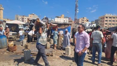 حملة مكبرة لإزالة الإشغالات ببلطيم