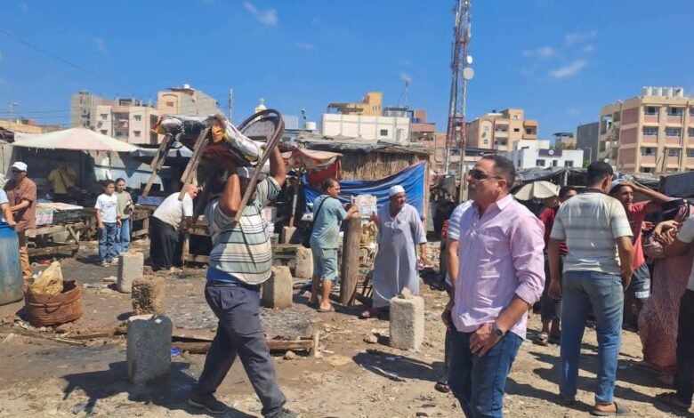 حملة مكبرة لإزالة الإشغالات ببلطيم