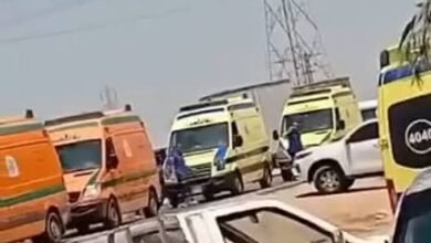 " ٣٠ " سيارة إسعاف للسيطرة على حريق " بمصنع كرتون " بالمنطقة الصناعية بالعبور