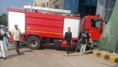 جريقفى مطعم كشري بمنطقة الأهرام في بنها
