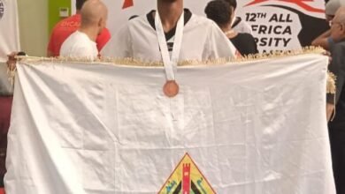 جامعة بنها" تحصد الميدالية البرونزية والمركز الثالث للتايكوندو "