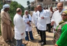 قوافل بيطرية وعلاجية مجانية " بكفر الصهبى " بشبين القناطر