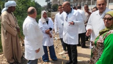 قوافل بيطرية وعلاجية مجانية " بكفر الصهبى " بشبين القناطر