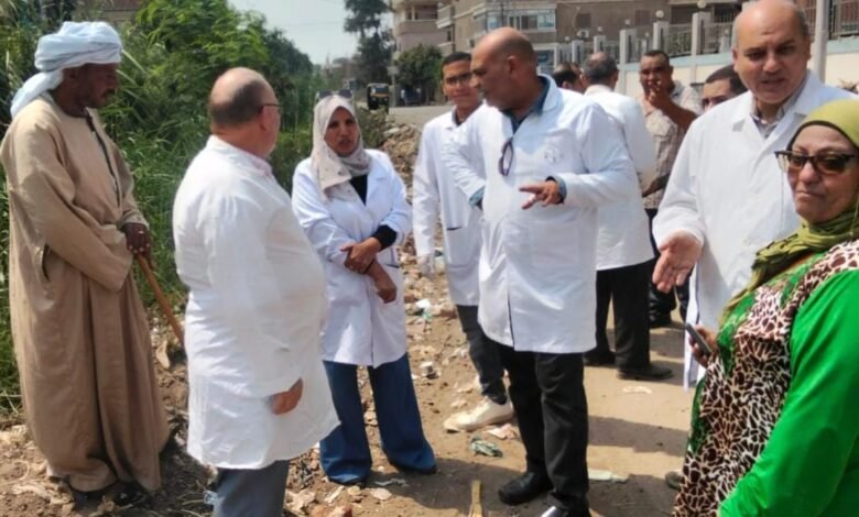 قوافل بيطرية وعلاجية مجانية " بكفر الصهبى " بشبين القناطر