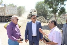 محافظ القليوبية :تطهير " مصرفي كفر شبين والدير العمومي " وتشجير جسر ترعة الشرقاوية