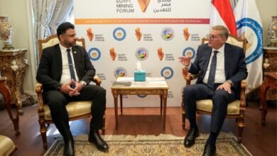 وزير البترول يبحث مع نائب رئيس «وورلي» العالمية تعزيز التعاون في تنفيذ وتطوير المشروعات التعدينية