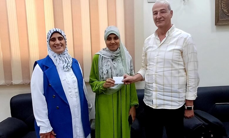 وكيل وزارة الشباب بكفر الشيخ يكرم الفائزين فى مسابقات حفظ القرآن الكريم