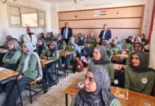 وكيل أول وزارة التربية والتعليم يفاجئ مدرسة هدي شعراوي الثانوية بنات بالعاشر من رمضان
