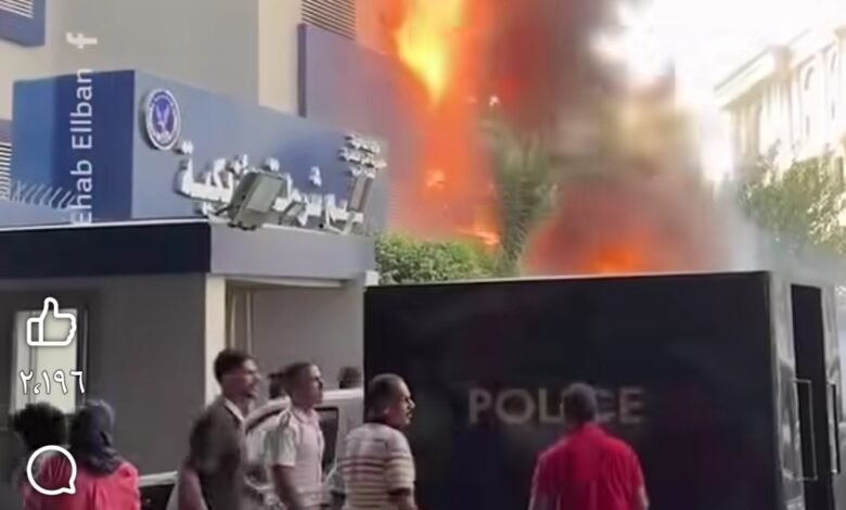 الحماية المدنية تسيطى على حريق بمحيط قسم الأزبكية