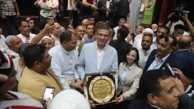 وزير الزراعة ومحافظ البحيرة يشهدان احتفالية عيد الفلاح الـ74
