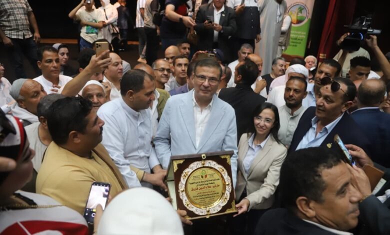 وزير الزراعة ومحافظ البحيرة يشهدان احتفالية عيد الفلاح الـ74