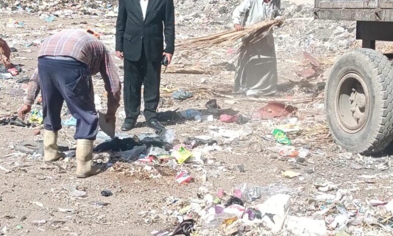 رئيس مركز ومدينة مركز سيدي سالم : رفع كفاءة منظومة النظافة العامة